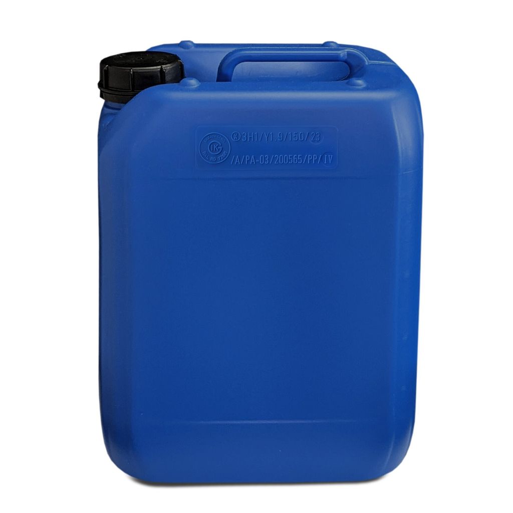 Set Da 6 Taniche Da 20 L, Colore Blu, Con 1 Rubinetto