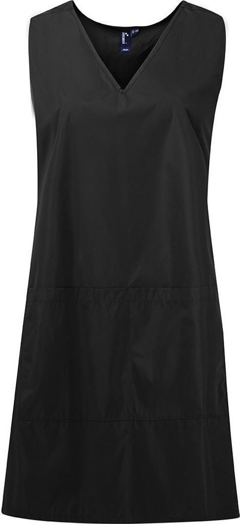 Premier - Arbeitsschürze, Wrap Around für Damen RW7928 (S - M) (Schwarz)
