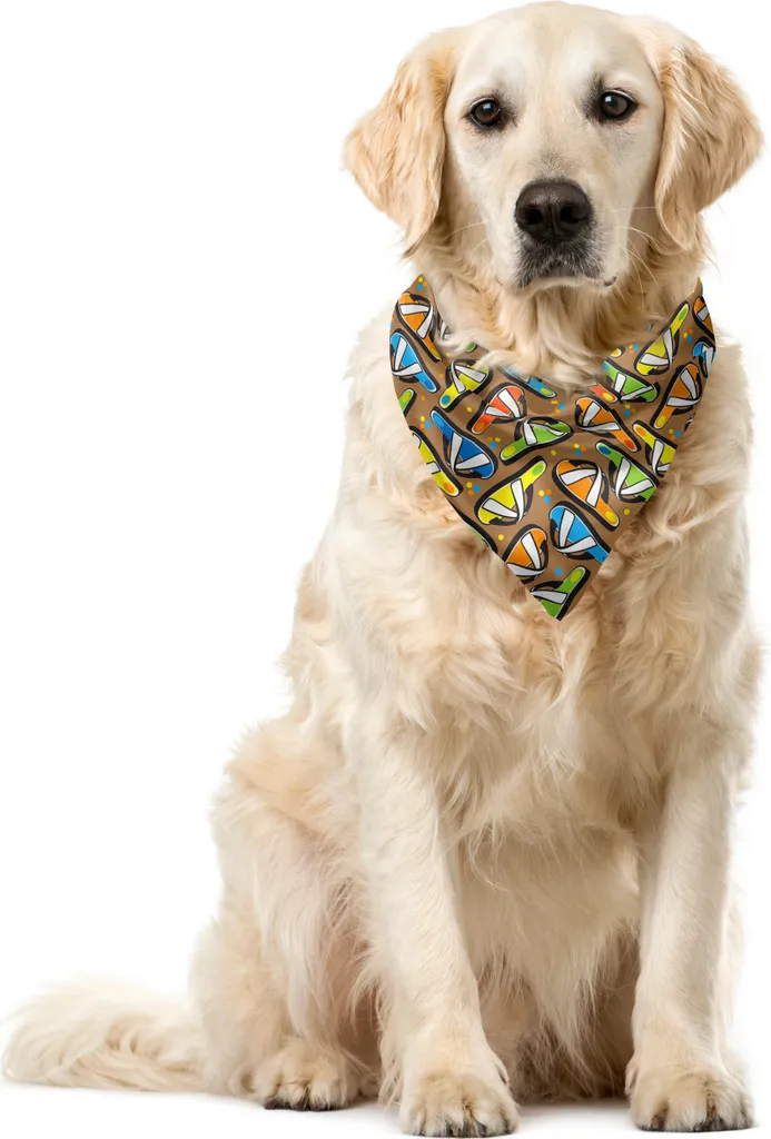 Bandana per Cani ABAKUHAUS Multicolore 55x55 cm - Stile Spiaggia