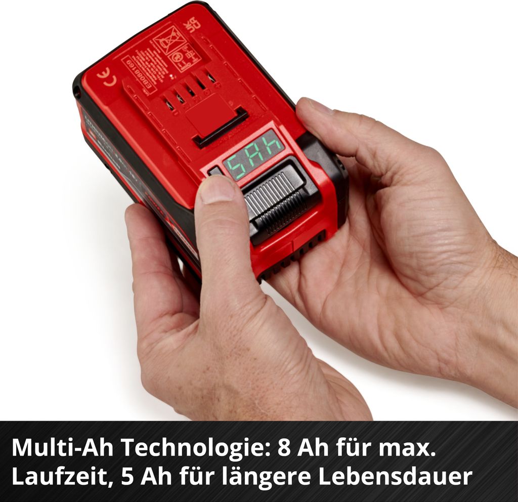 Einhell Power X-ChangeAkku 18V 5-8Ah Multi-Ah PXC Plus Produktbild 9