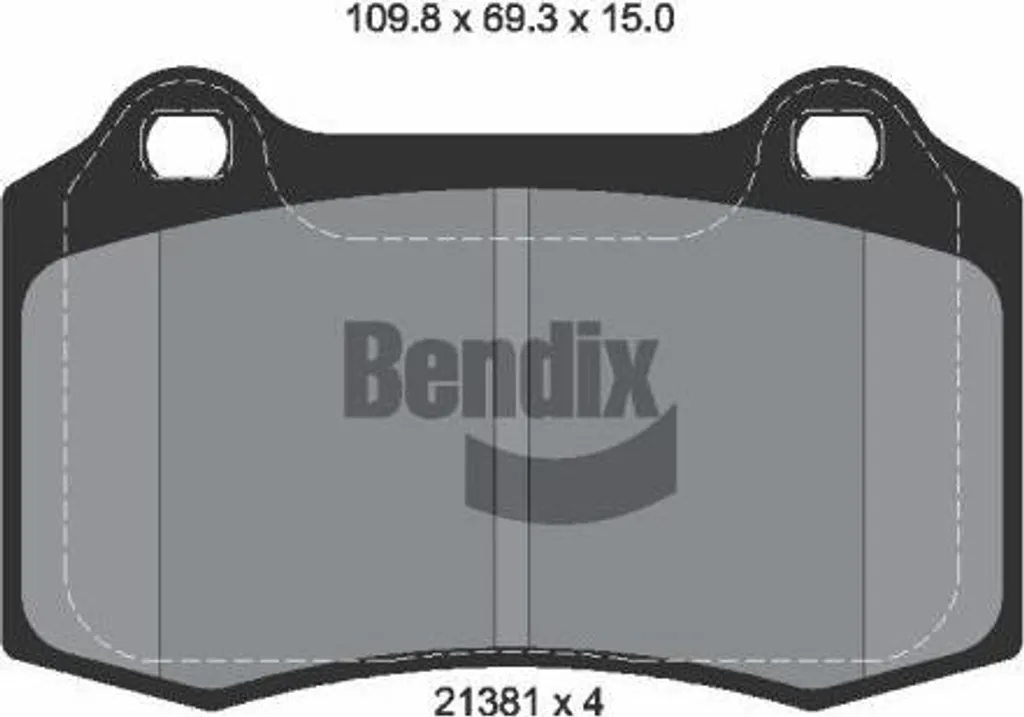 Plaquettes de Frein Bendix BPD1787 : Sécurité de Freinage pour Volvo S60 V70