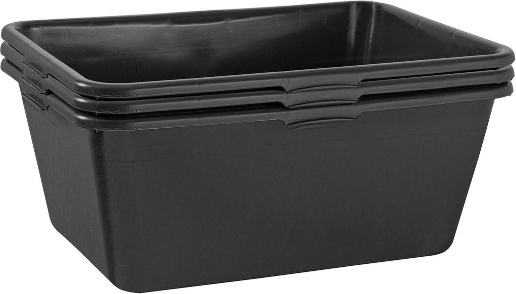 BURI 3x bac à mortier 90 litres bac à mortier 80x60cm bac à Image du produit 