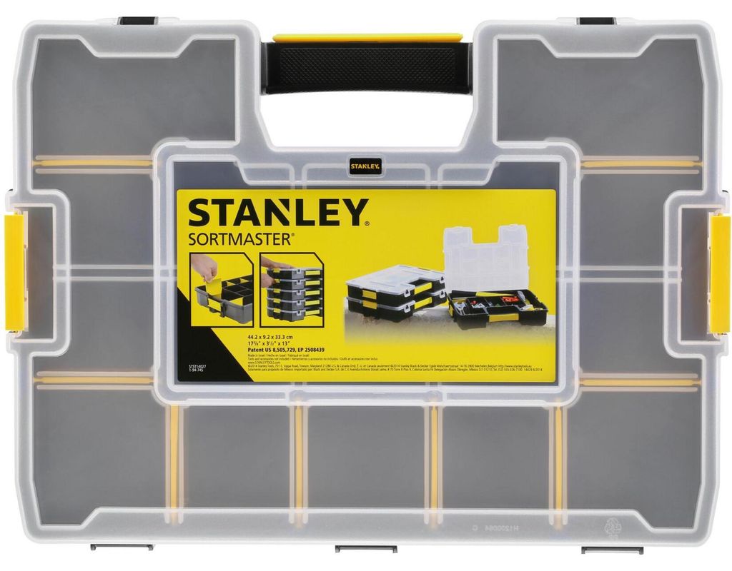 Organiseur STANLEY 1-94-745 SORTMASTER - 17 compartiments Image du produit 