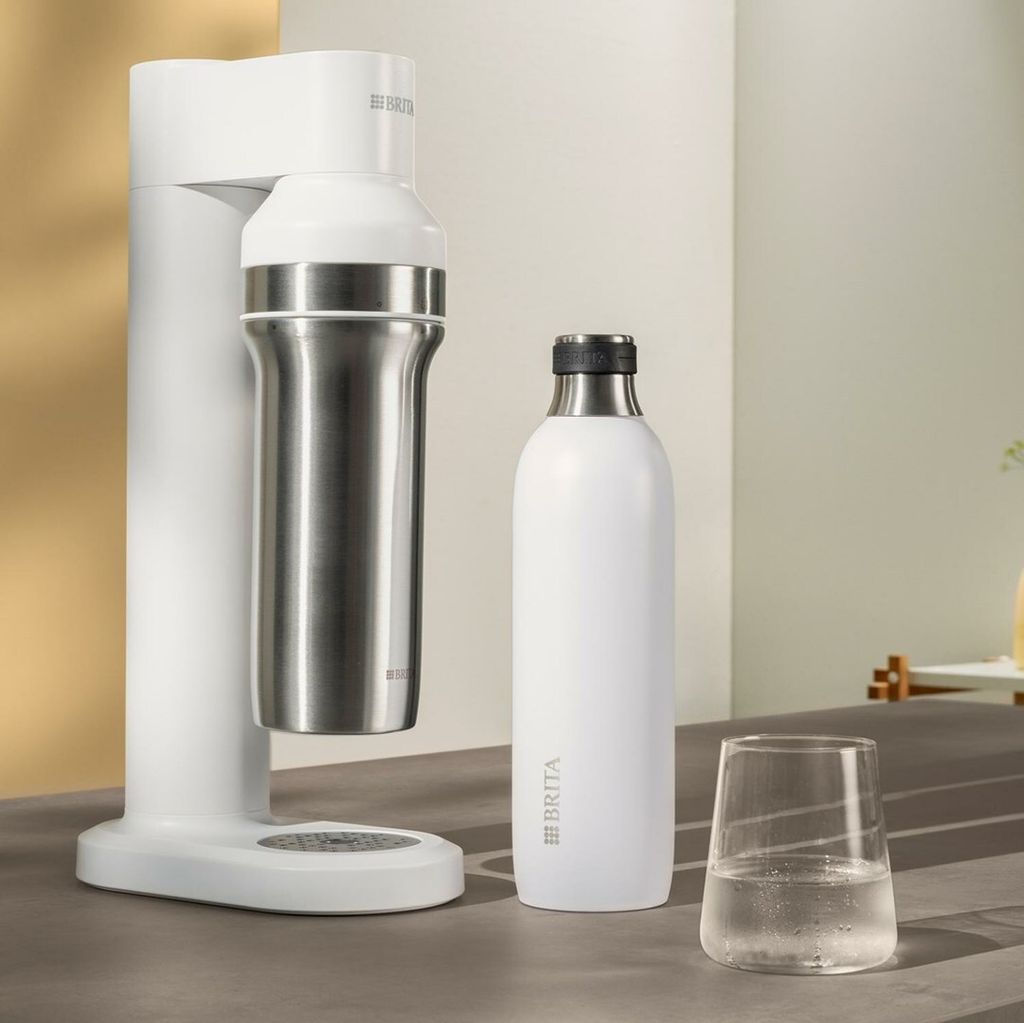 Brita sodaTRIO Edelstahlflasche weiß klein Obrázok produktu 