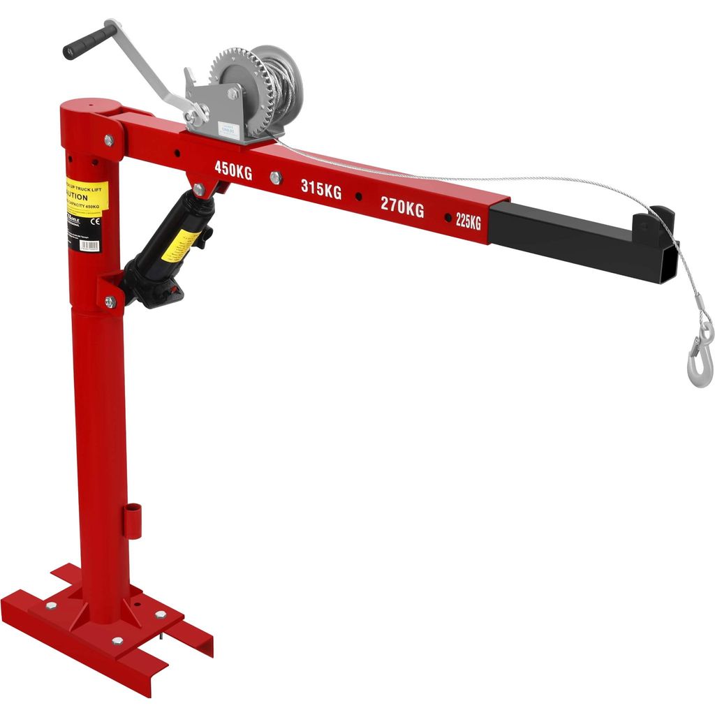 KRAFT&DELE | Motorhebekran, Motorkran, Motorheber, mit 450KG Winde,