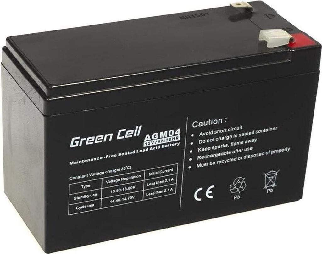 Green Cell AGM04 Batterie ASI Acide de plomb plombé (VRLA) Image du produit 