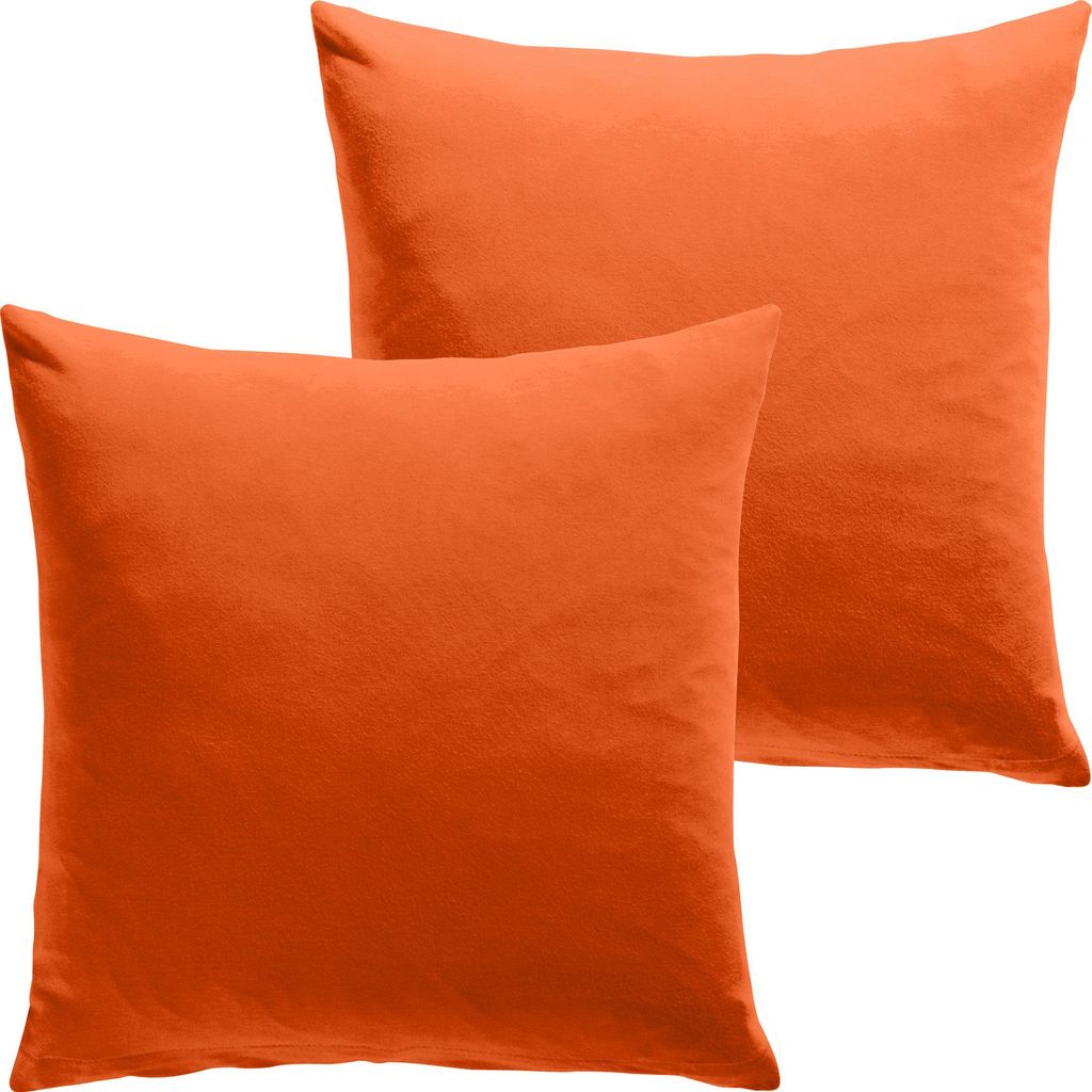 REDBEST Kuschelkissenbezug San Francisco" 2er-Pack orange 40x40 cm"