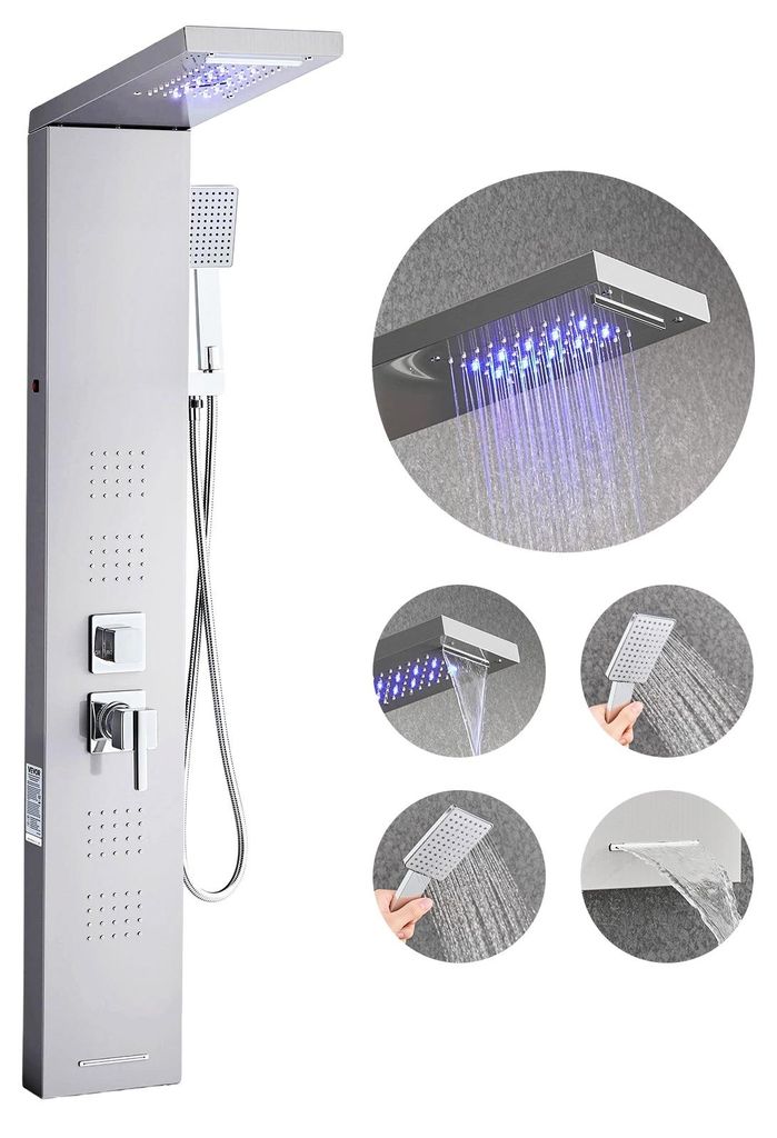 VEVOR Duschpaneel-Turmsystem (5 Modi) mit Produktbild 