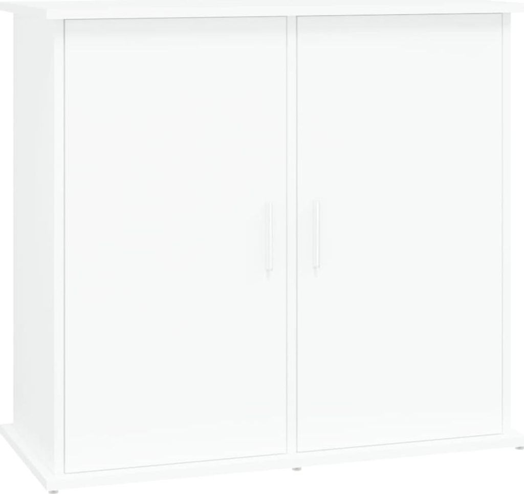 vidaXL Akvarijní stojan bílý 81x36x73 cm Dřevěný materiál Obrázek produktu 