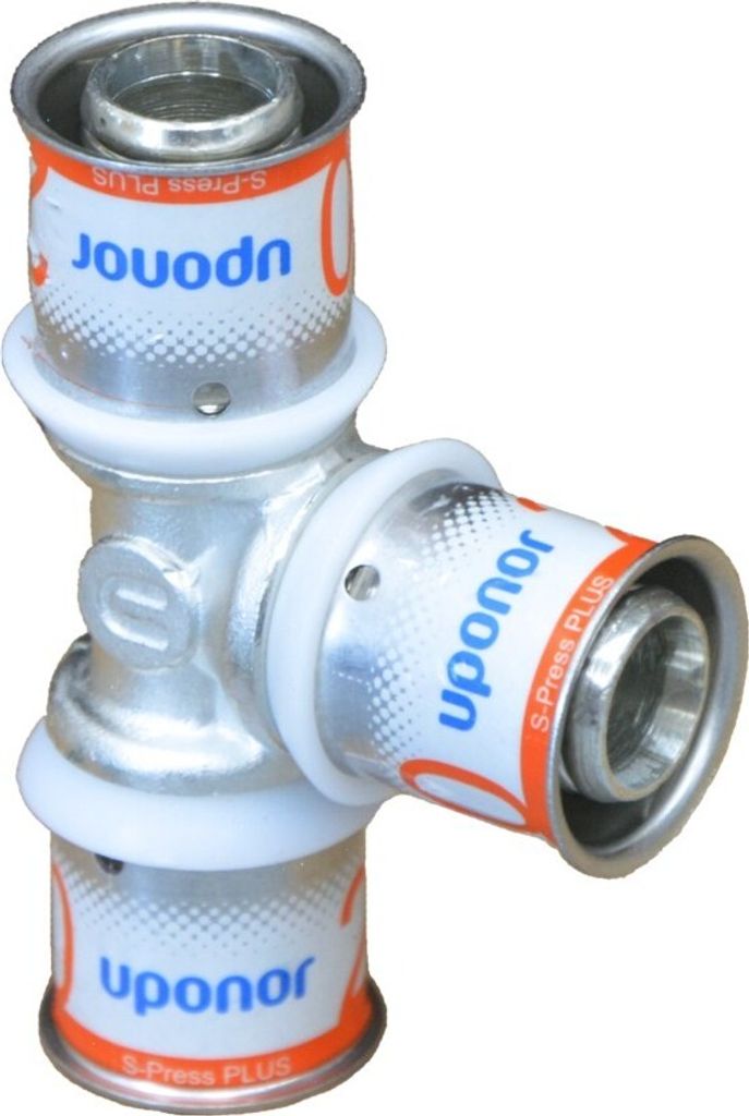 UPONOR S-Press PLUS, T-Stück, reduziert, 25-20-20, 1 Stk.