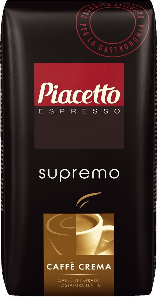 Piacetto Caffe Crema Supremo - 1kg Kaffeebohnen
