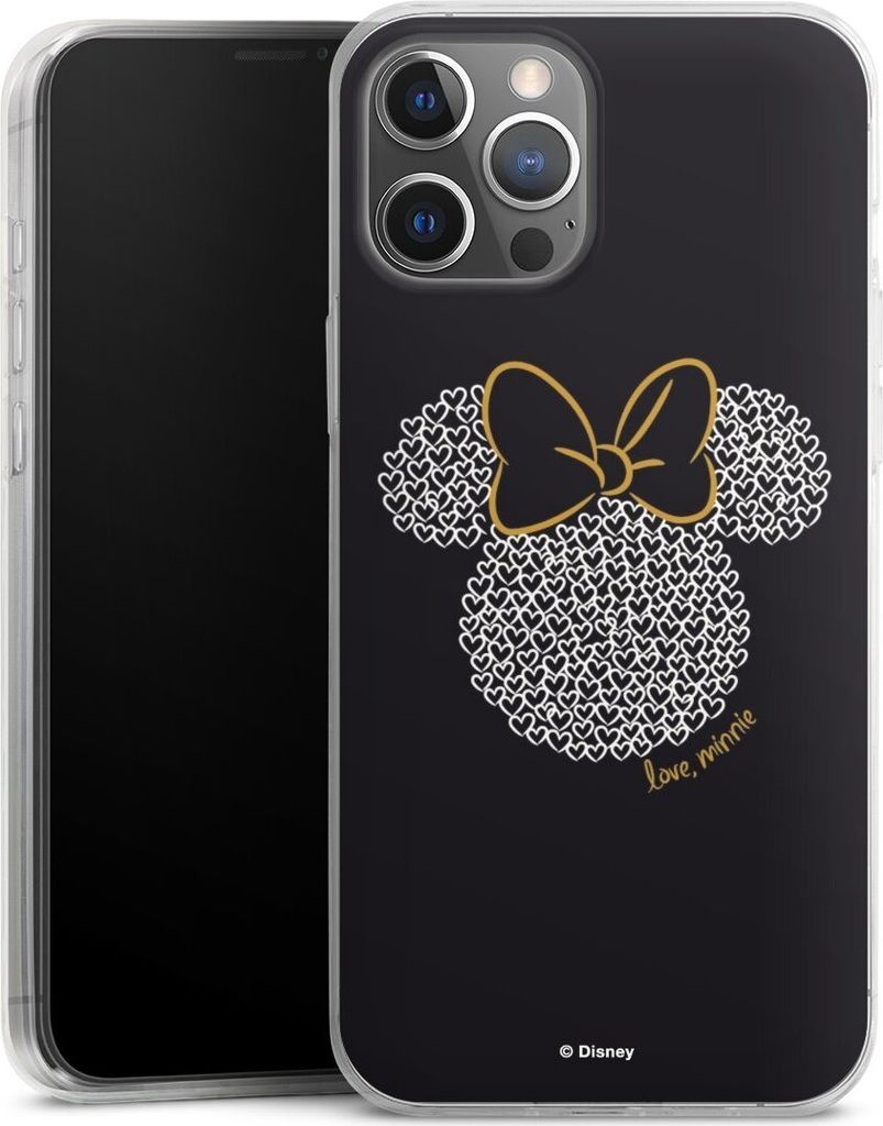 DeinDesign Slim Hülle für Apple iPhone 12 Pro Max Silikon Case Ultra Dünn Handyhülle Disney Minnie Mouse Muster