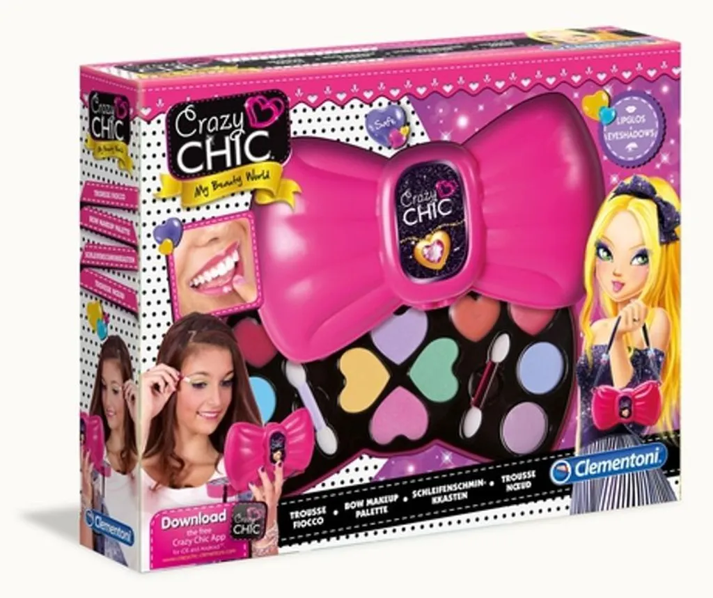 Pochette de Maquillage Nœud Jouet Créatif pour Filles Crazy Chic