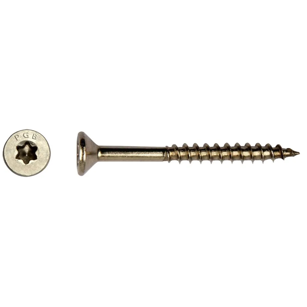 Vis de Montage pour Terrasse et Bois 6x90 mm en Inox PGB-Fasteners VZK
