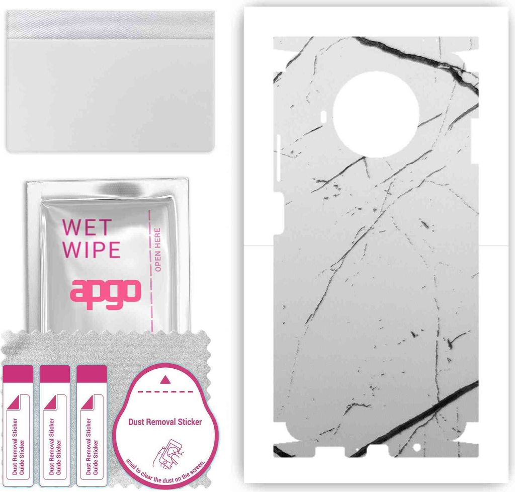 apgo Rückseite + Seiten Schutzfolie, Skin, kompatibel mit Xiaomi Redmi Note 9 Pro 5G, Hinten Displayschutzfolie aus Vinylfolie, kratzfest, einfach...