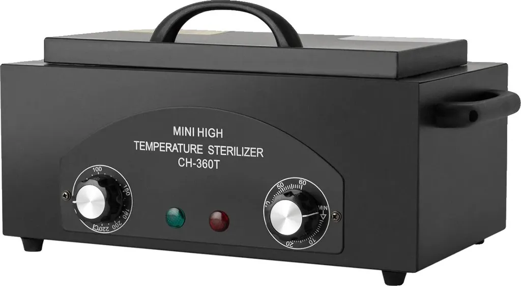 Stérilisateur à chaleur sèche 1,5L 300W noir pour outils métalliques