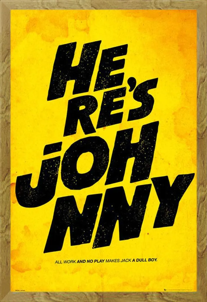 Set Regalo Poster Johnny + Cornice Shinsuke Rovere - Pronto da Appendere