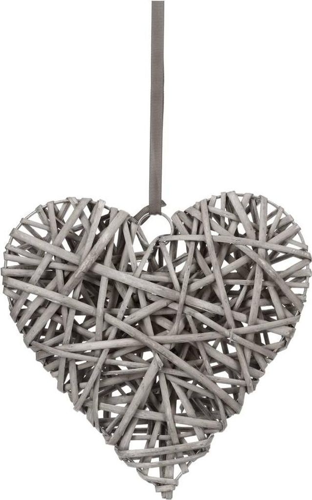 Wanddekoration weide herz d25cm  - Atmosphera créateur Produktbild 