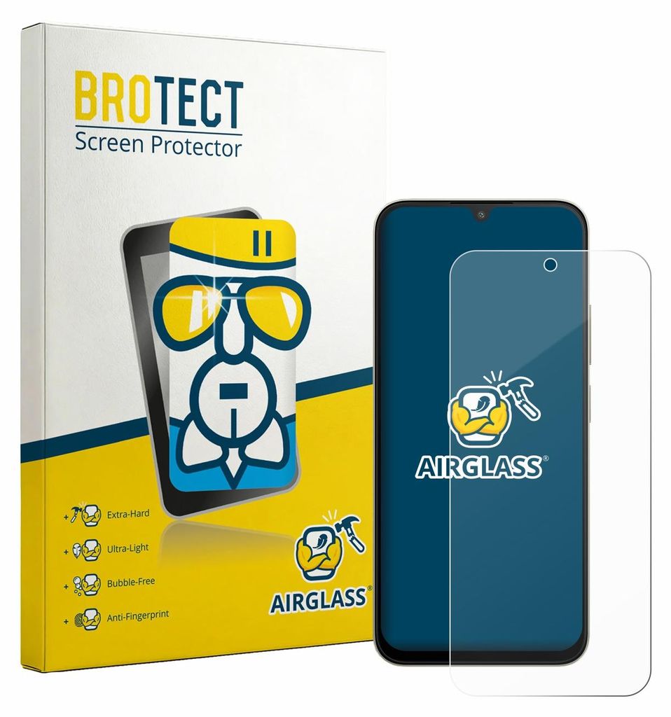 BROTECT Schutzglas für Xiaomi Poco C81 Pro Schutzfolie Panzer Folie Glas Display Schutz klar