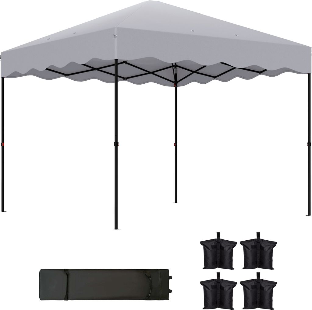 Outsunny Pavillon ca.3x3m, wasserabweisend Stabil Produktbild 