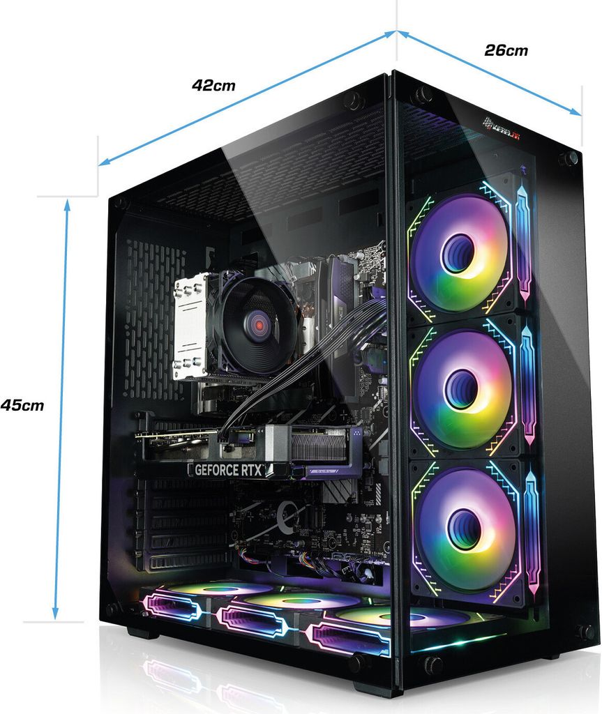 kiebel.de PC Panorama IC4D AMD Ryzen 7 5700G, 32GB DDR4, Produktbild 5