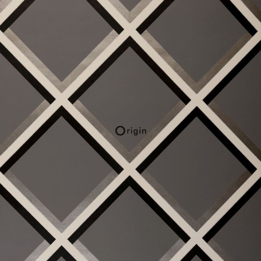Origin Wallcoverings Tapete geometrisches Motiv Braun 52 cm x 10.05 m