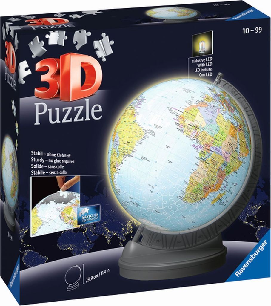 RAVENSBURGER 3D Puzzleball Shining Globe 548 dielikov Obrázok produktu 