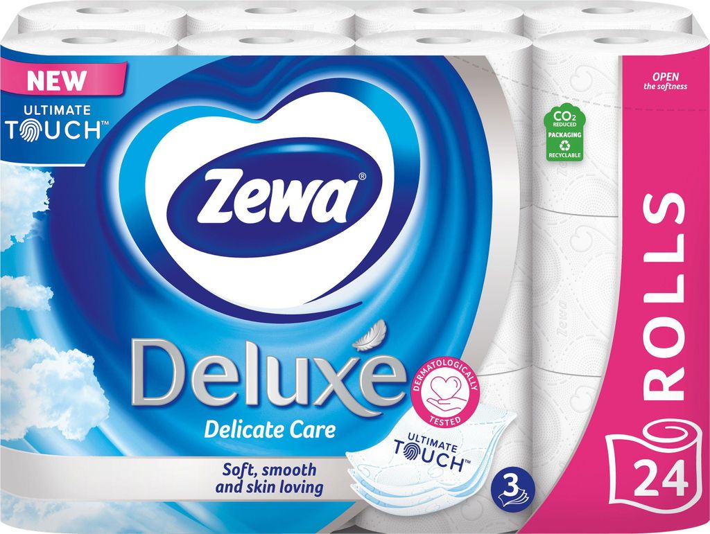 ZEWA Deluxe Delicate Care (24 rolki) Zdjęcie produktu 