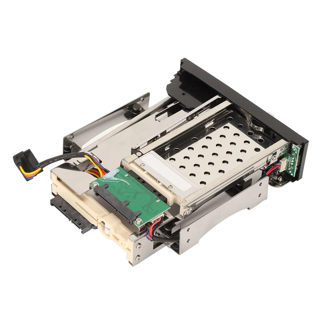 Support interne pour étendre le stockage PC avec deux disques durs SATA