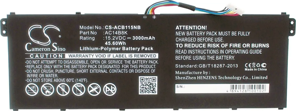 Réparer Autonomie PC Acer A515-51G-50JJ avec cette Batterie TECHTEK Fiable