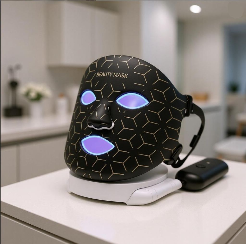 7 Farben Photon Silikon-Gesichts-LED-Maske Produktbild 