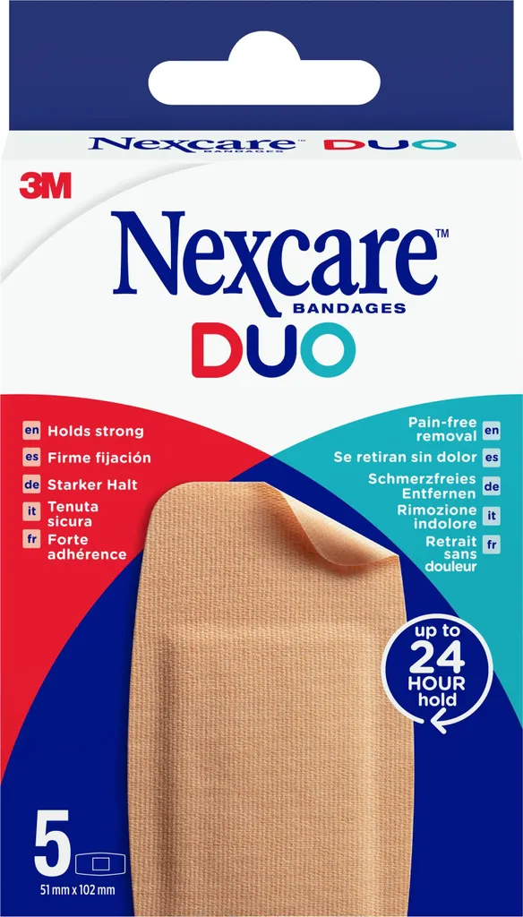 Specifiche Nexcare N17-8-1M Duo Maxi: Cerotto Tecnico 3M con Adesivo Silicone