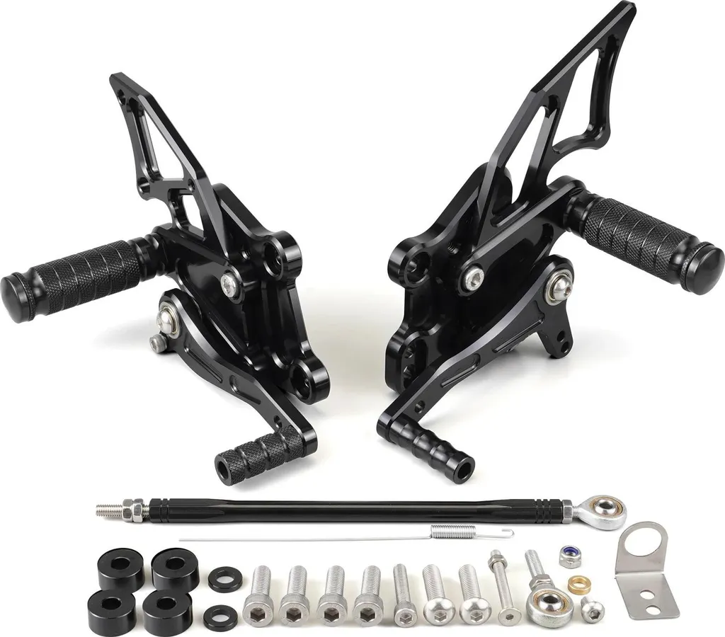 Repose-pieds CNC pour Kawasaki Ninja, aluminium réglable haute qualité