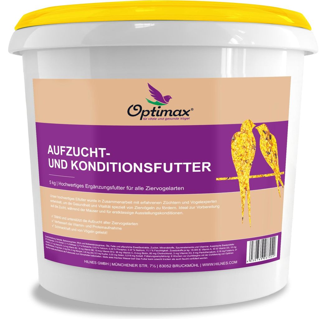 Optimax Kondition- und Aufzuchtfutter für Vögel 5kg | Produktbild 