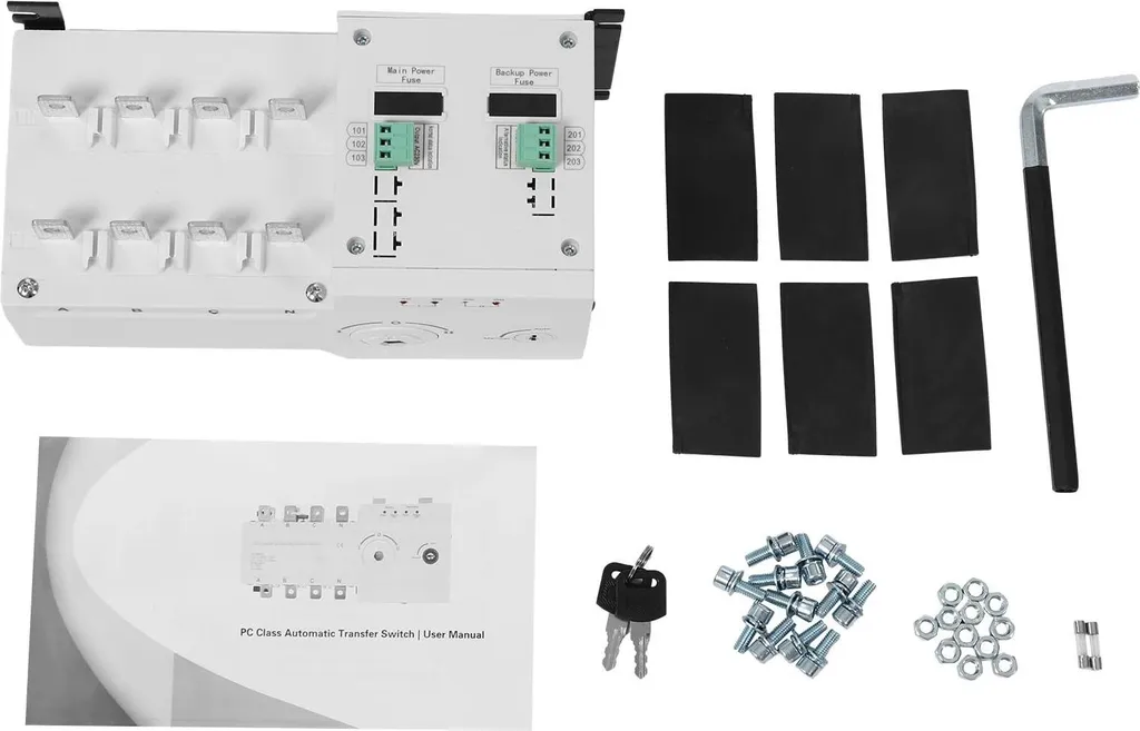 Inverseur de Source Automatique 100A 4P pour Double Alimentation 230V