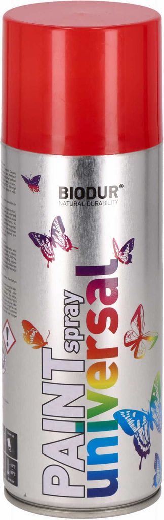 Biodur | Sprühlack - Rotes Signal (RAL 3020) - 400ml, Produktbild 