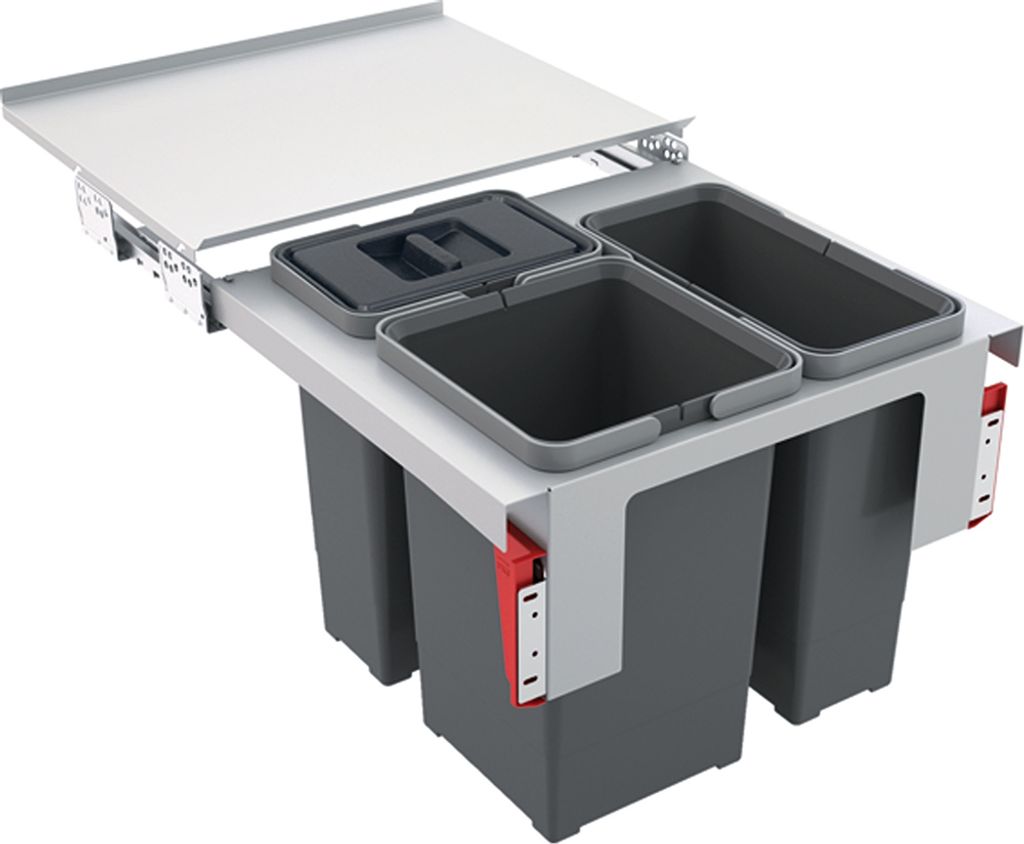 FRANKE Abfallsorter 32 (8 + 2x12) Liter GARBO 50-3 ab 50 cm Produktbild 