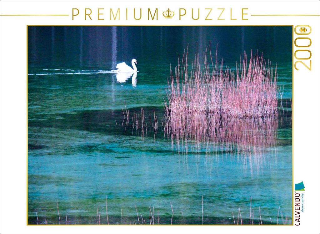 CALVENDO Puzzle Isarstausee 2000 Teile Puzzle quer | 2000 Teile Lege-Größe 90x67cm Foto-Puzzle für glückliche Stunden