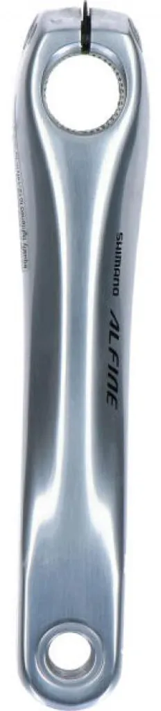 Manivelle gauche Shimano FC-S501 argent 170 mm pour réparer un pédalier