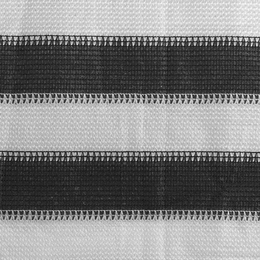 vidaXL Balkon-Sichtschutz HDPE 120x500 cm Anthrazit und Weiß