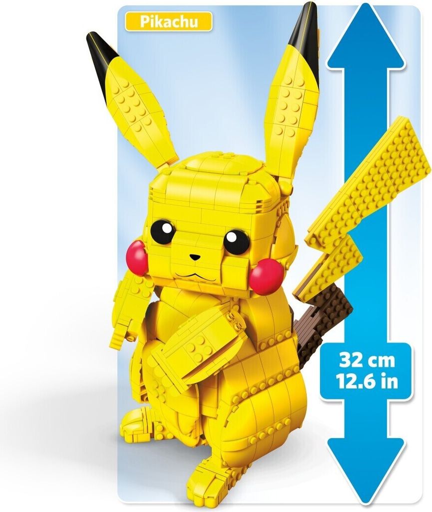 Mattel FVK81 Mega Construx Pokémon Jumbo Pikachu Obrázek produktu 4