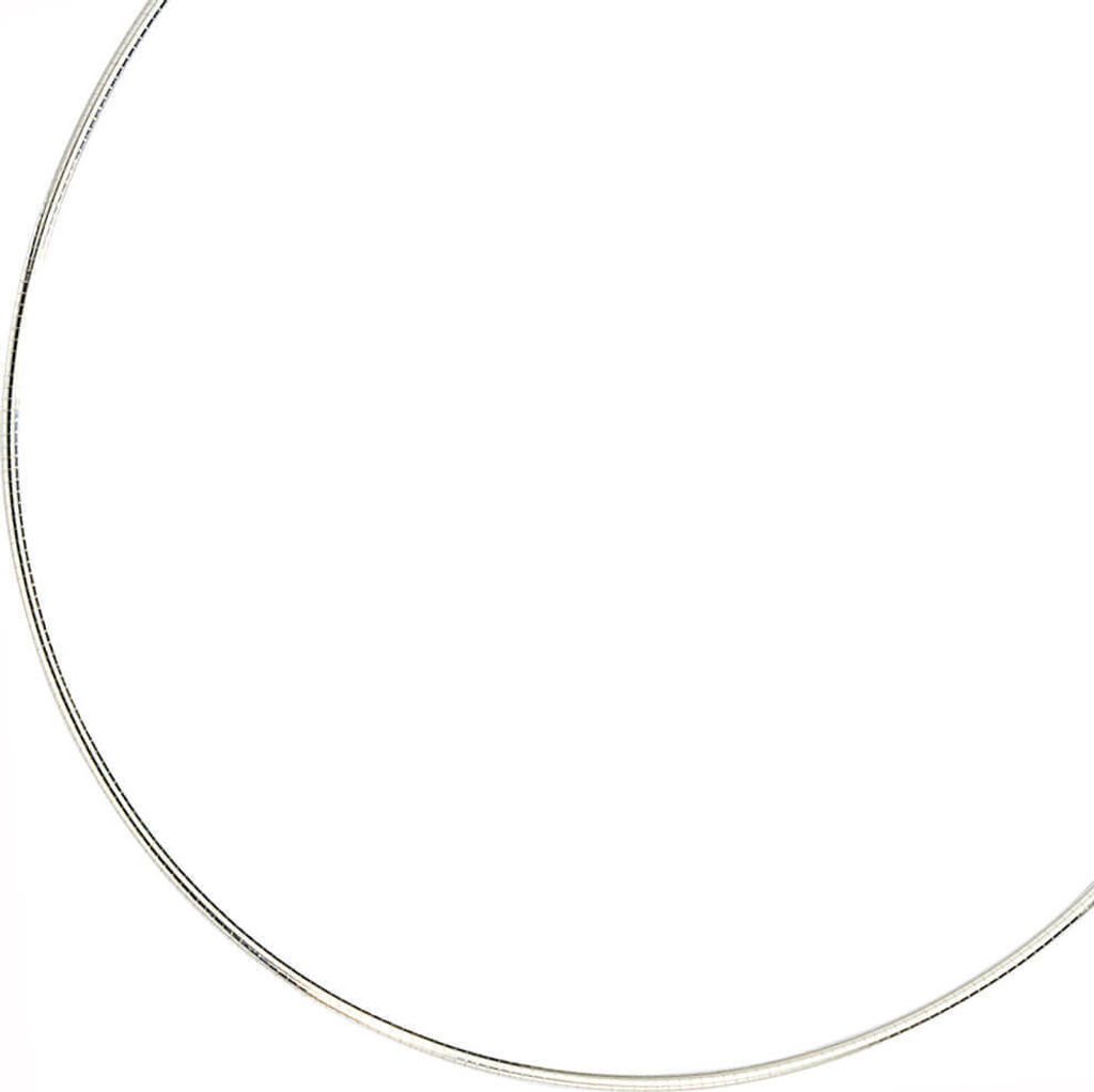 1,2mm Halsreif Reif Omegakette Kette Collier 925 Silber Produktbild 