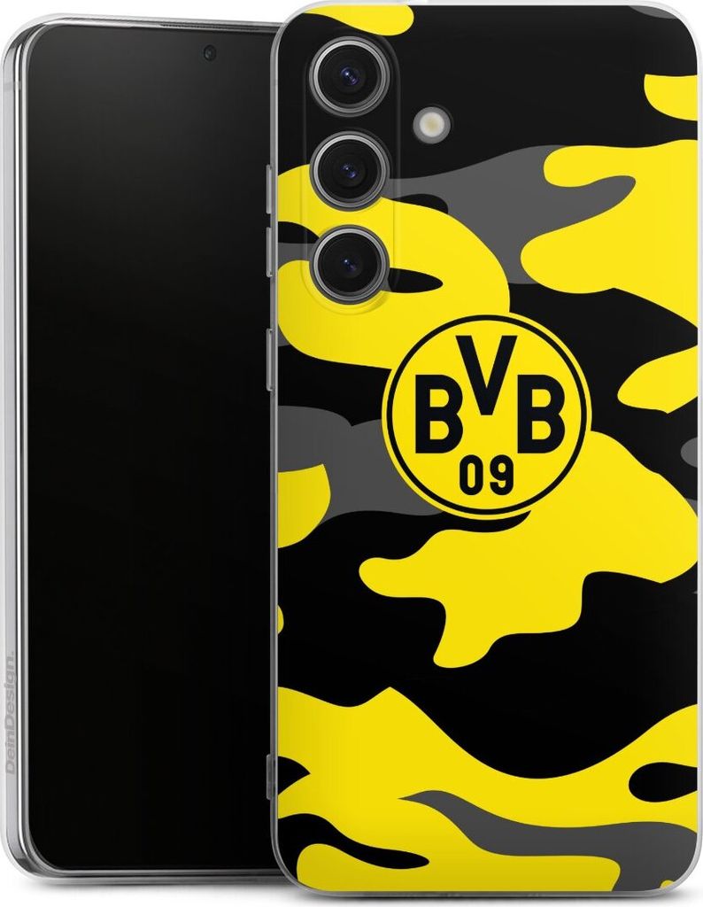 DeinDesign Handyhülle für Samsung Galaxy S25+ Silikon Hülle Case Smartphone Schutzhülle BVB Borussia Dortmund Fanartikel