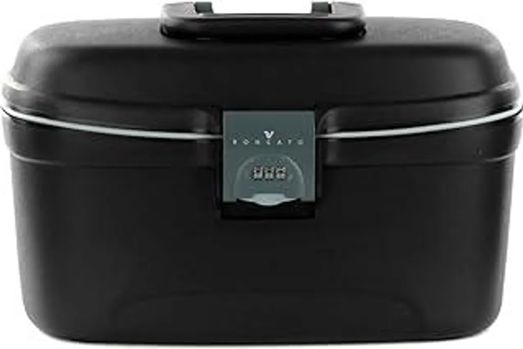 Roncato Light Beauty Case Nero 36x22x21 - Valigetta Cosmetica Made in Italy