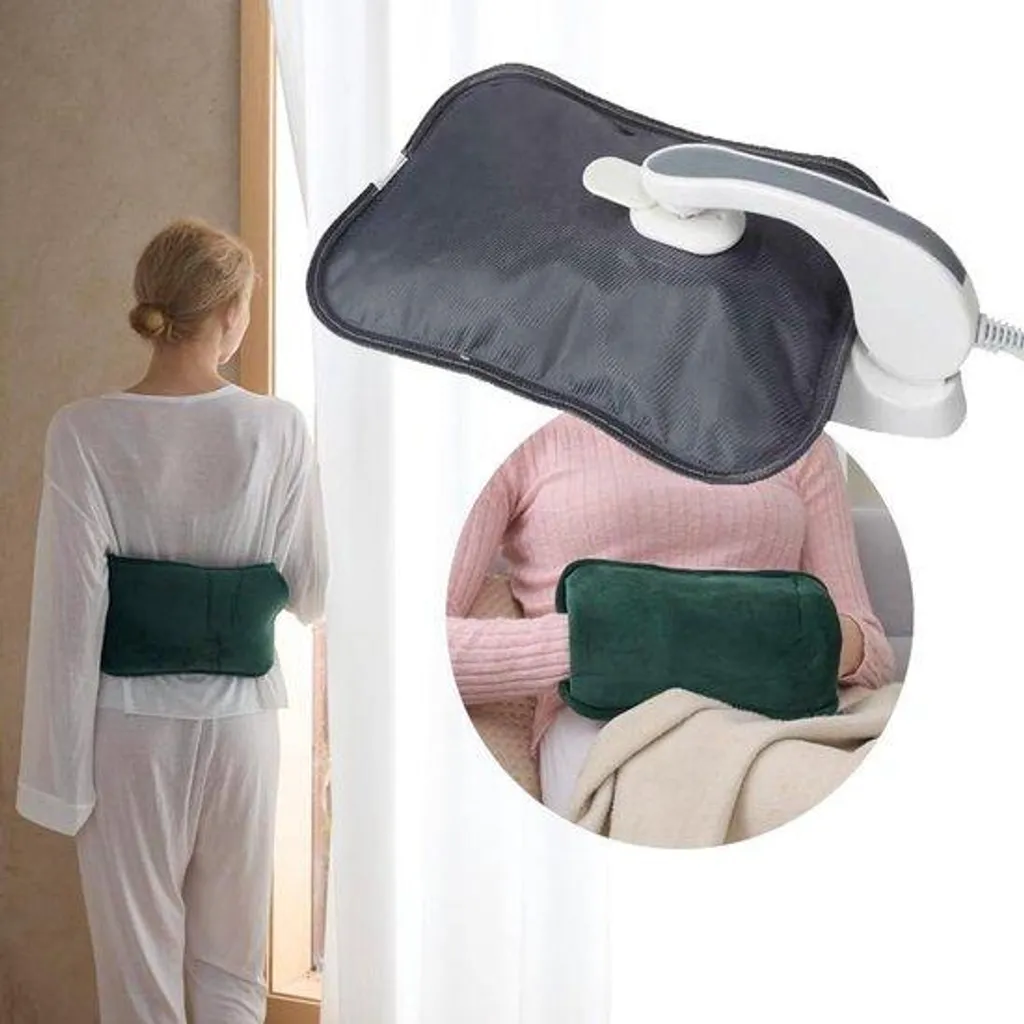 Bouillotte électrique sans fil avec sangle pour soulagement ciblé
