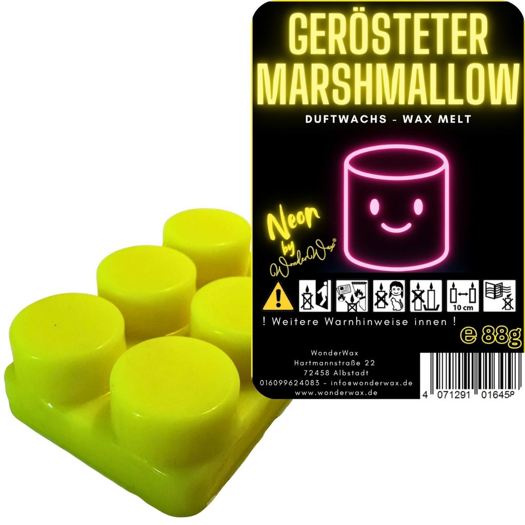 WonderWax Neon Duftriegel 6 x Duftwachs Kreise Wachsmelt Duftwachs Raumduft für Duftlampen Soja Wachs Melts Duftmelt Aroma Wellnes Kerzen Wärmer ...