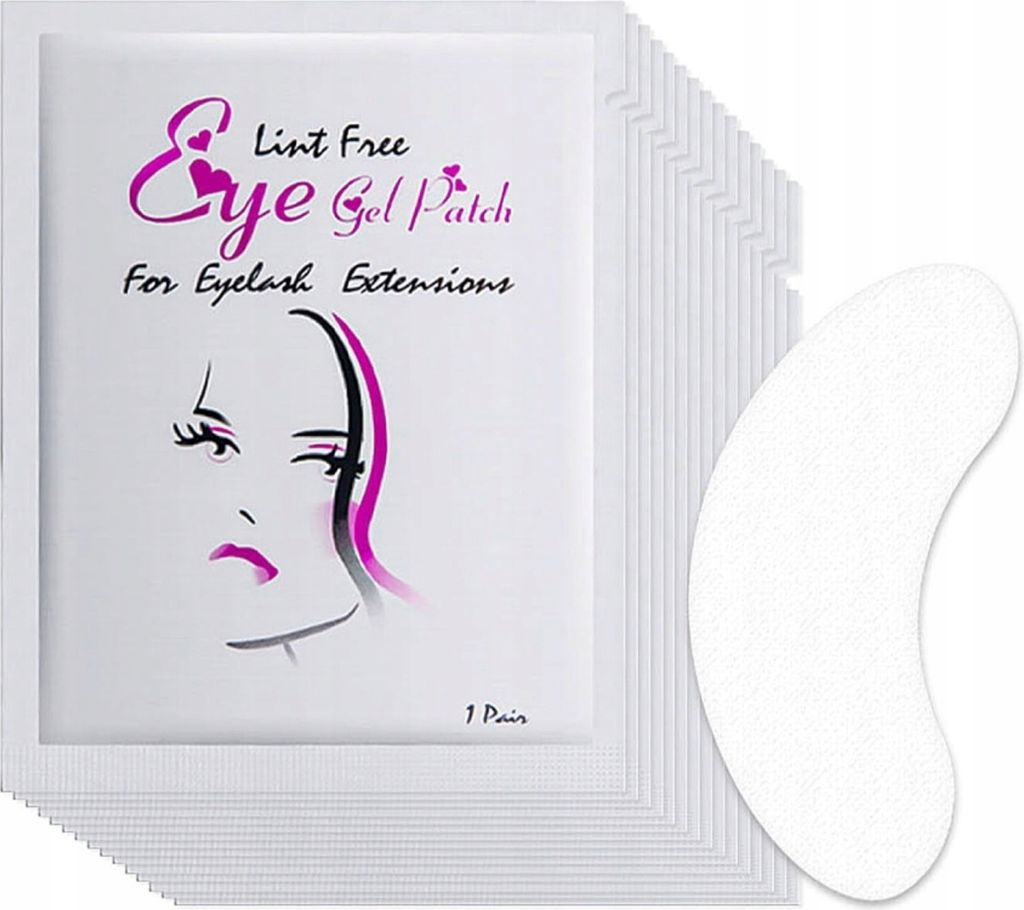 LINT GEL Augenpads für Wimpernverlängerungen, 10 Paar