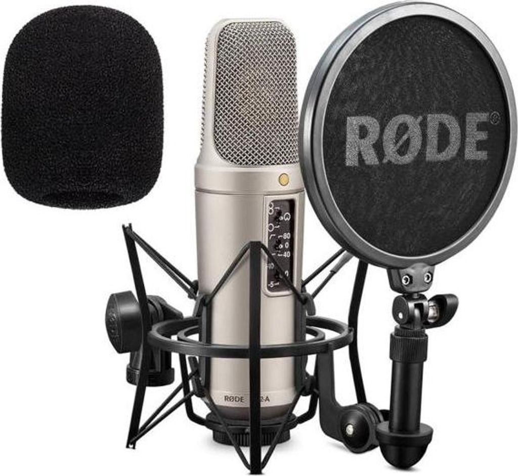 Rode NT2-A Set Mikrofon mit keepdrum Windschutz