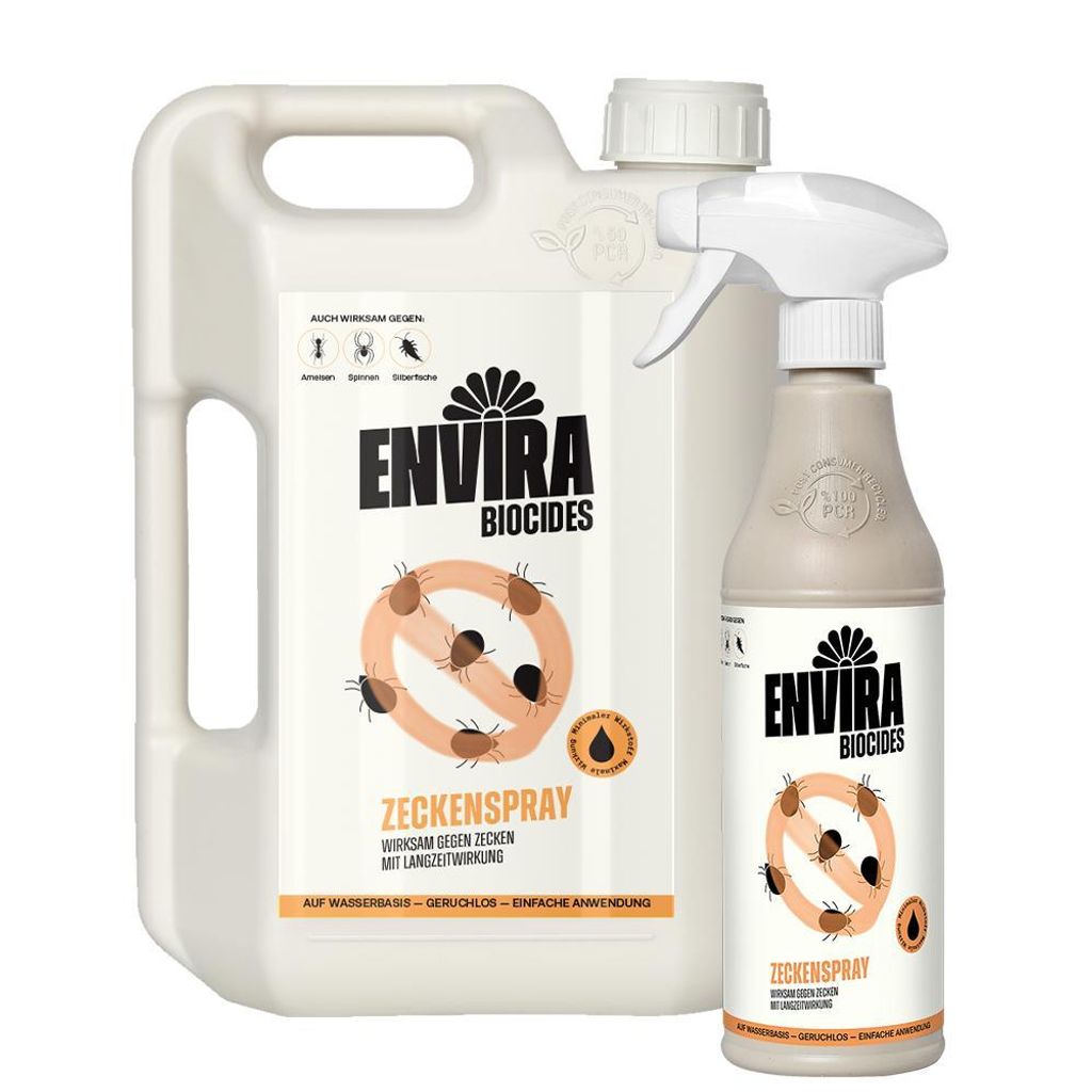 Envira Zecken Abwehrspray im Nachfüllpaket 2L+500ml Produktbild 