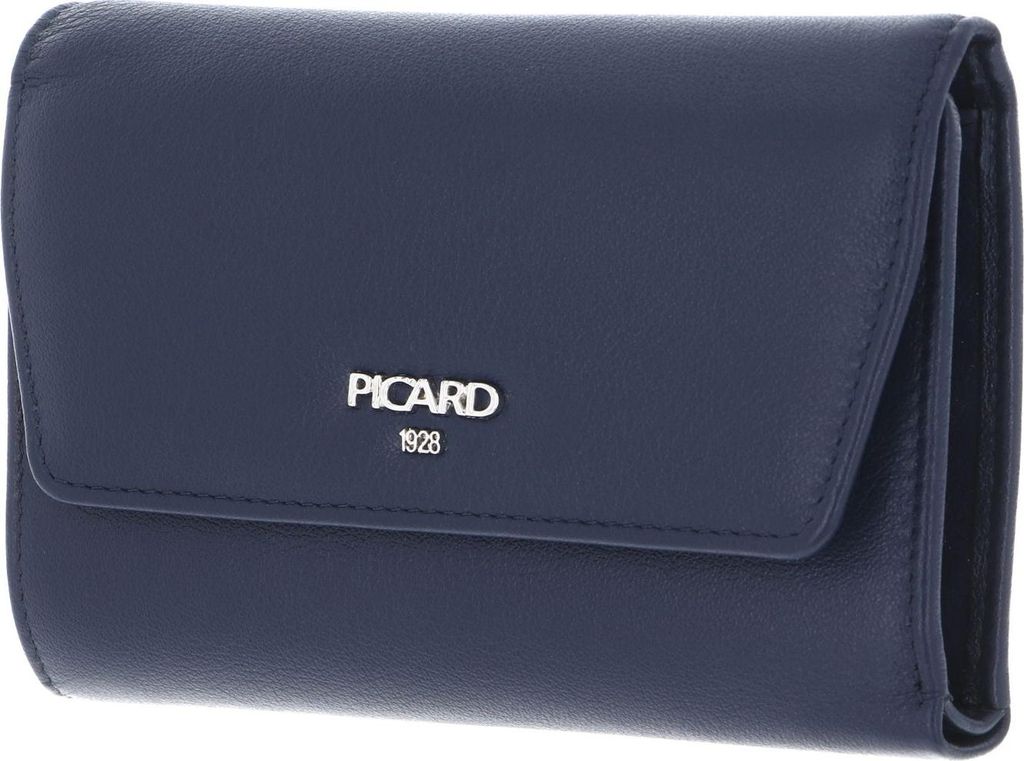 PICARD Leder Geldbörse Bingo Flap Wallet Midnight dunkelblau